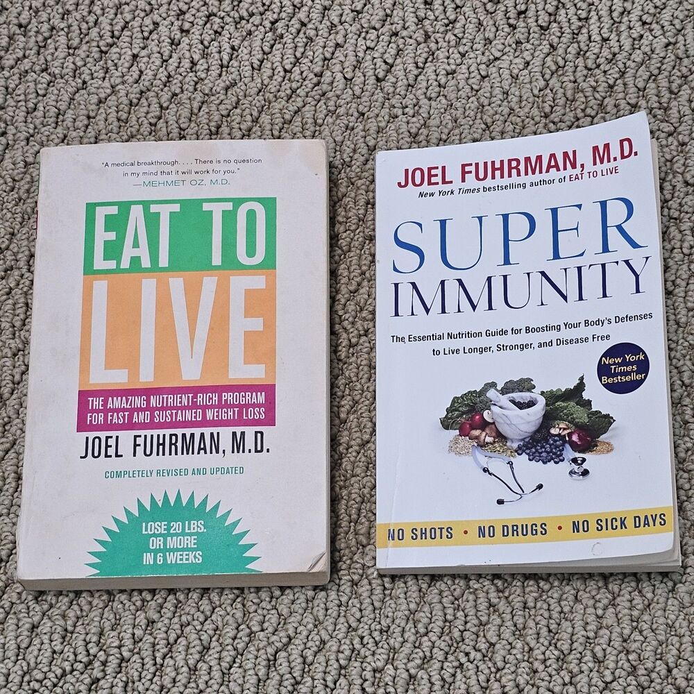 Eat to Live Quick & Easy Cookbook W/2 Other Fuhrman Books - Picture 3 of 3